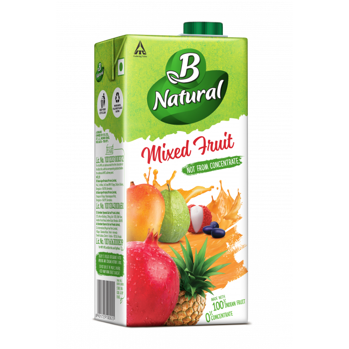 B-NATURAL MIXED FRUIT JUICE-1LT