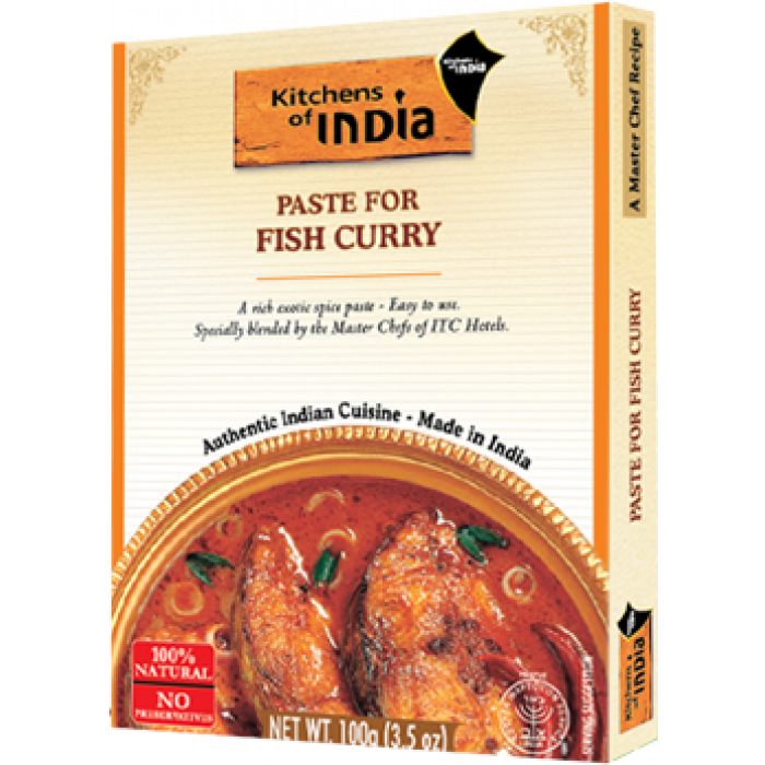 KITCHENS OF INDIA PASTE FOR FISH CURRY-100GM